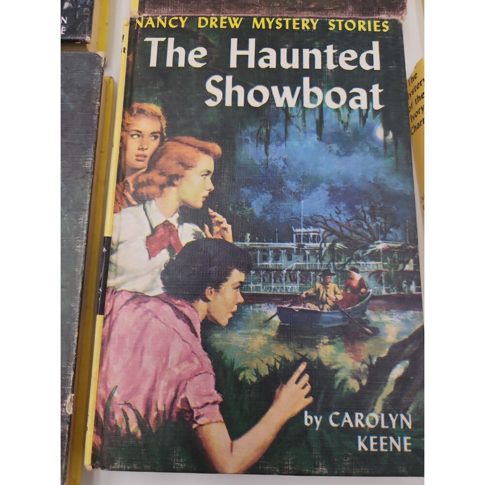6 Vintage Yellow Cover Nancy Drew Mystery Series Hardcover Books Carolyn Keene - Picture 3 of 7
